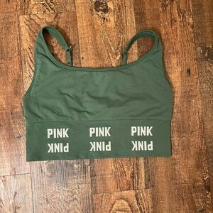 Green PINK Sports Bra SZ. XL